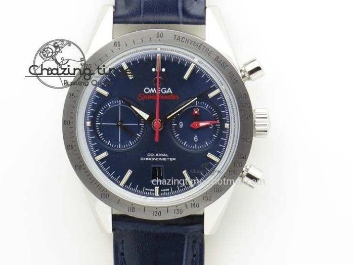 0521 Planet Ocean 45.5mm Big Blue Real Ceramic VSF 1:1 Best Edition on Blue Rubber Strap A8906 Super Clone Unique 7896